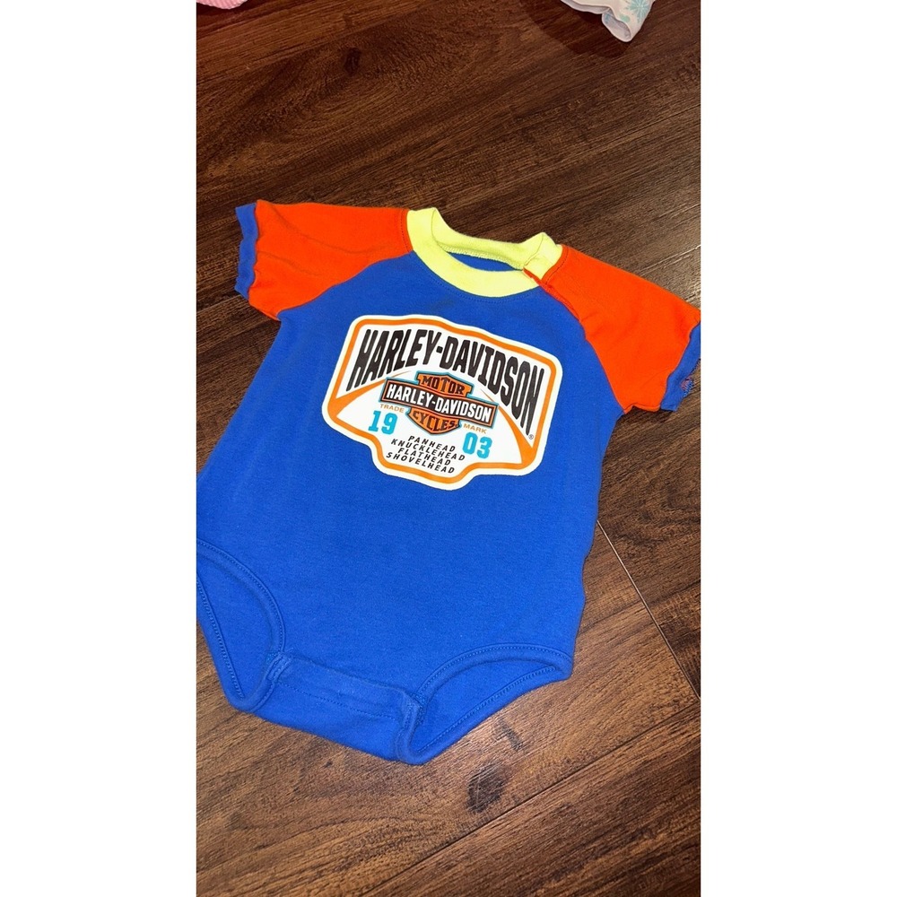 18m Harley Davidson onesie